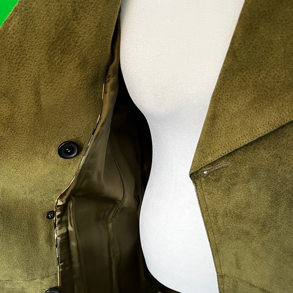 Vintage Burberry Suade Trenchcoat - Picture 6 of 17